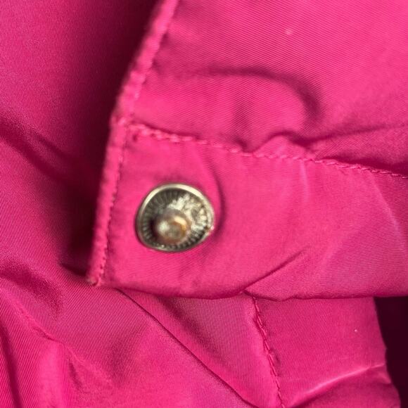Garnet Hill Women’s Pink Down Filled Long Coat Size-6 - Picture 4 of 4